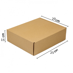 caja autoarmable 25x30x7