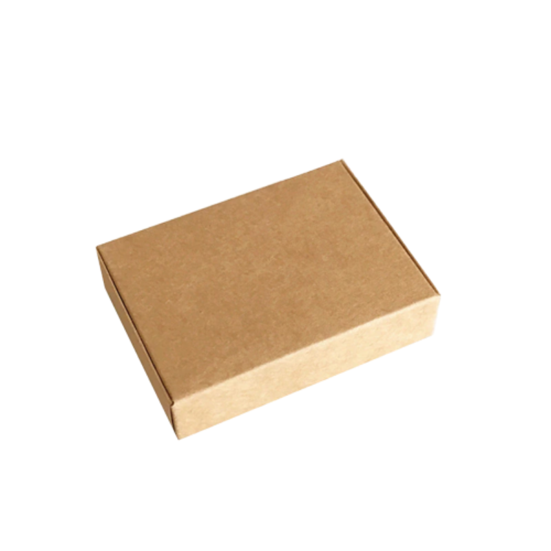 Caja de carton auto armable medidas 16x14x6 cafe