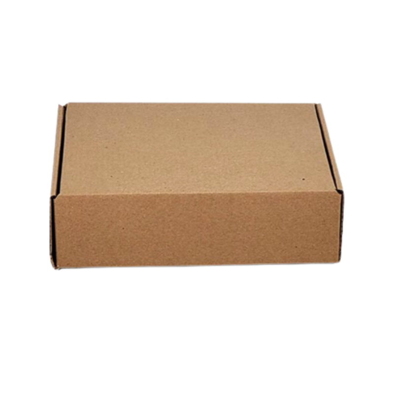 Caja de carton auto armable medidas 24x14x11 cafe
