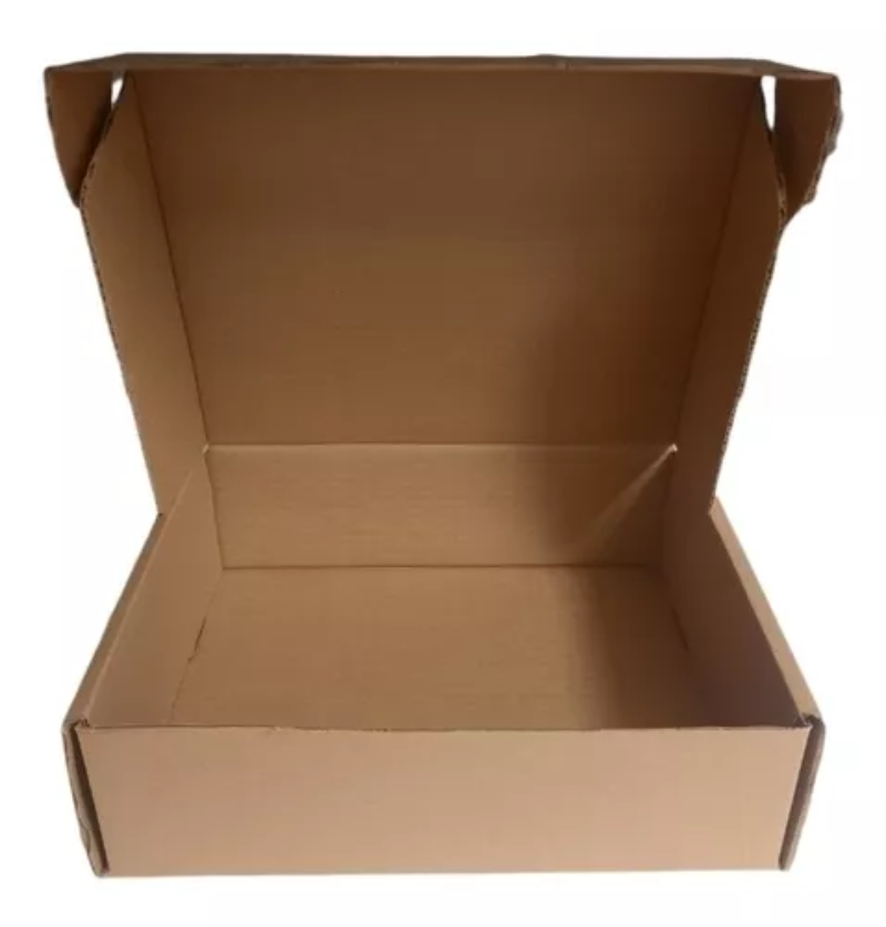 caja de carton autoarmable 25x25x5