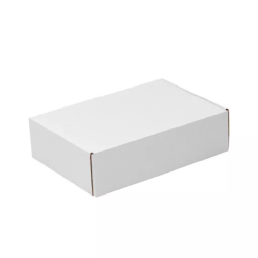 Caja de carton auto armable medidas 50x30x12 blanco 3