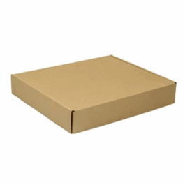 Caja de carton auto armable medidas 50x30x12 cafe